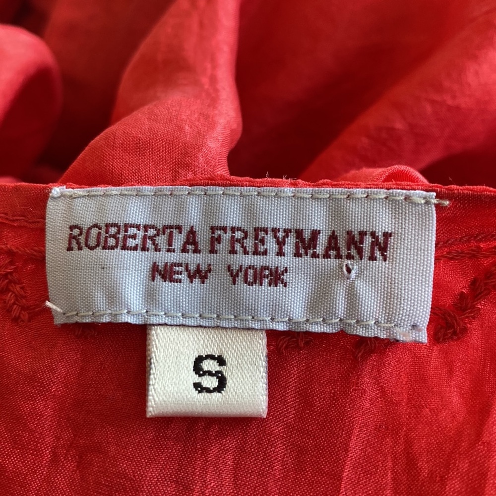 Roberta Freyman Roller Rabbit Raspberry Pink Silk… - image 7